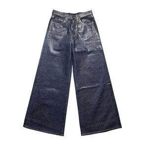 Viavia: waxed coated baggy pant
